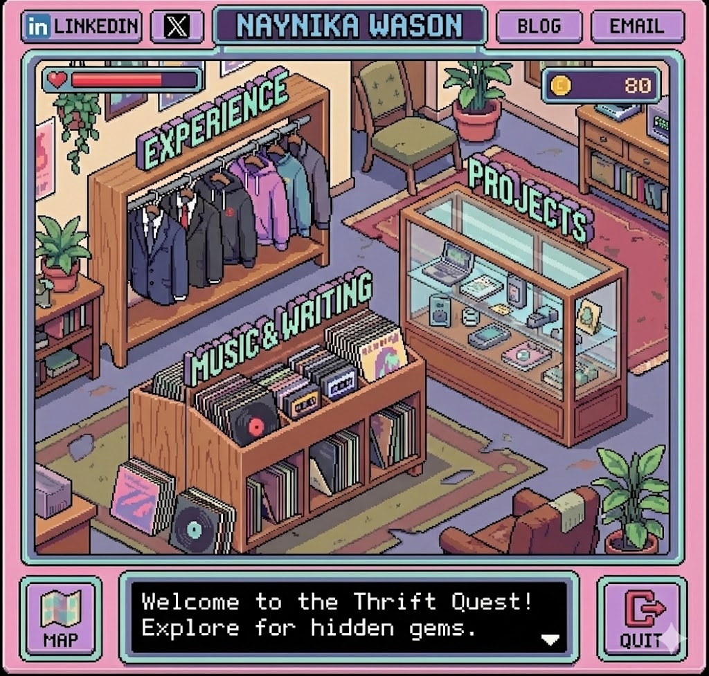 Pixel Art Thrift Store